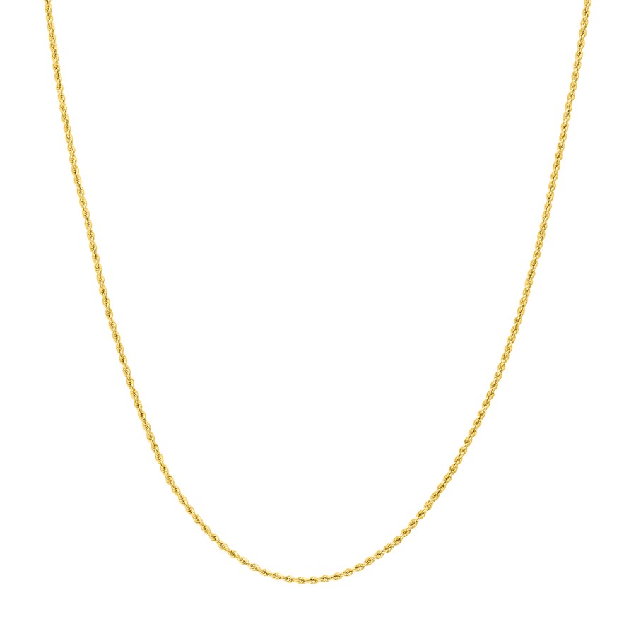 Buy 14K Yel Gold 18in Rope Chain w Lobs Claw | APMEX