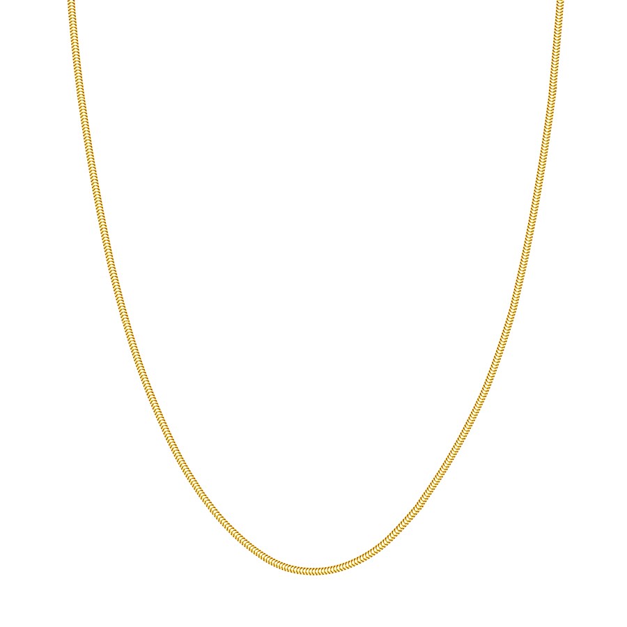 14K Yellow Gold 1.9 mm Snake Chain w/ Lobster Clasp - 16 in.