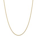 14k Yellow Gold 2.00 mm Diamond Cut Quadruple Rope Chain - 28 in.