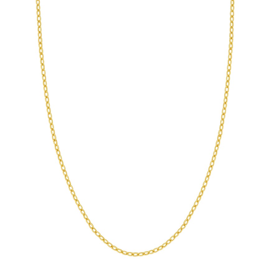 14K Yellow Gold 2.15 mm Rolo Chain w/ Lobster Clasp - 16 in.