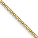 14K Yellow Gold 2.2mm Lightweight Flat Bismark Chain - 16 in.