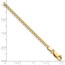 14K Yellow Gold 2.2mm Lightweight Flat Bismark Chain - 8 in.