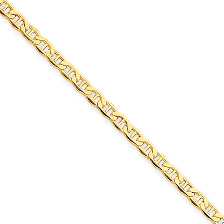 Buy 14k Yellow Gold 2.40 mm Anchor Chain Bracelet - 10 in. | APMEX