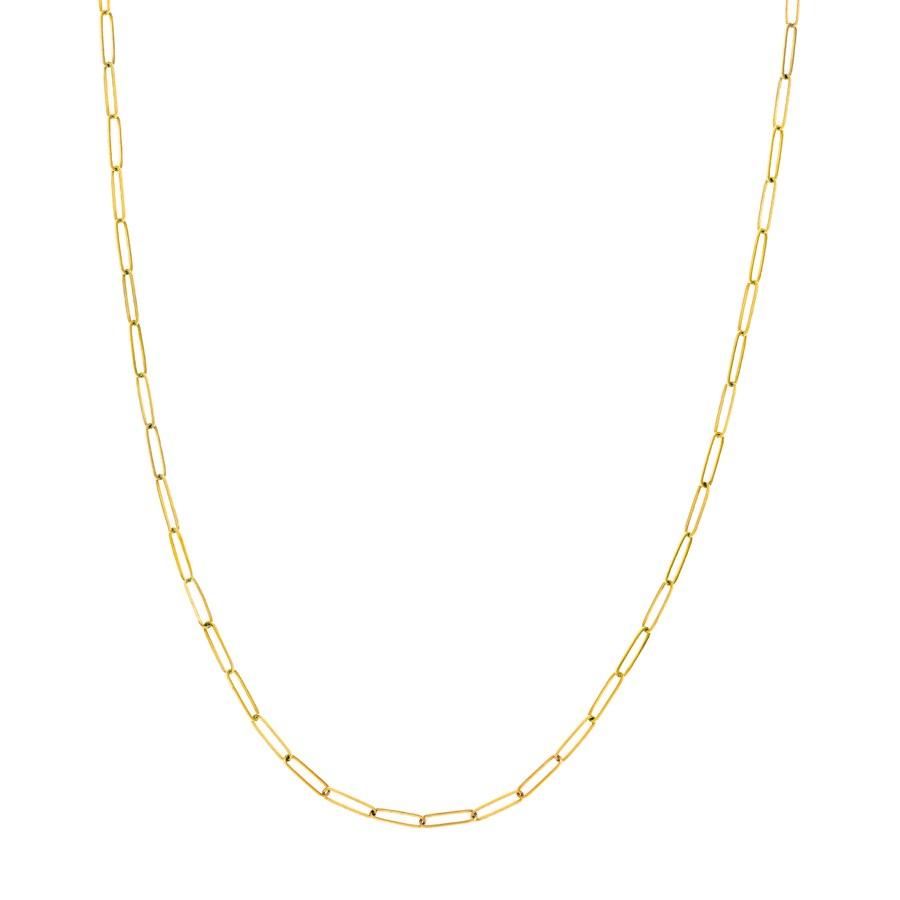 14K Yellow Gold 2.6 mm Fancy Chain w/ Lobster Clasp - 16 in.