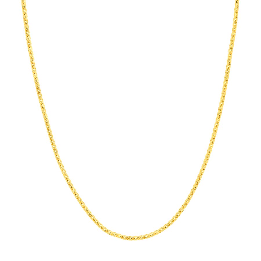 14K Yellow Gold 2.7 mm Box Chain w/ Lobster Clasp - 18 in.