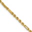 14K Yellow Gold 2.75mm D/C Milano Rope Chain - 7 in.