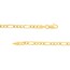 14K Yellow Gold 3.2 mm Figaro Chain w/ Lobster Clasp - 8 in.