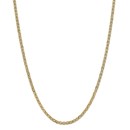 14k Yellow Gold 3.20 mm Semi-Solid Anchor Chain Necklace - 20 in.