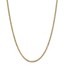 14k Yellow Gold 3.20 mm Semi-Solid Anchor Chain Necklace - 20 in.