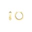 14K Yellow Gold 3.50 x 13.50 Knife Edge Polished Hoops