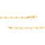 14K Yellow Gold 3.85mm Paperchip Chain Bracelet - 8 in.