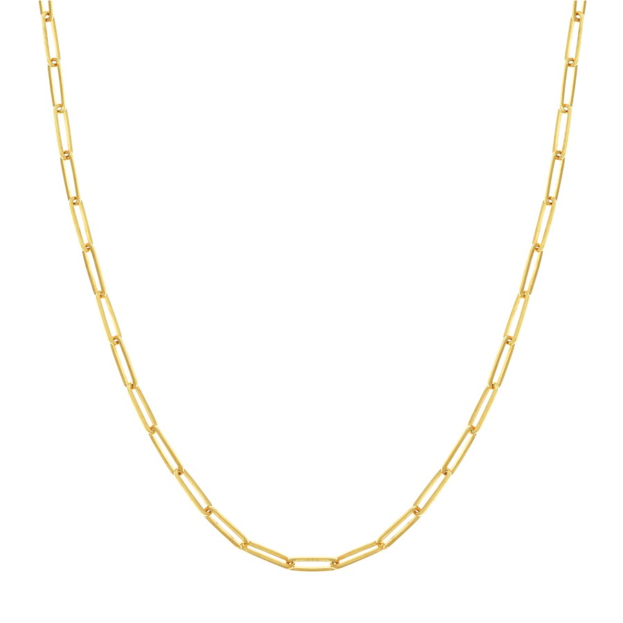 14K Yellow Gold 3.9 mm Forzentina Chain w/ Lobster Clasp - 30 in.