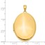 14k Yellow Gold 34 mm Oval Locket Pendant