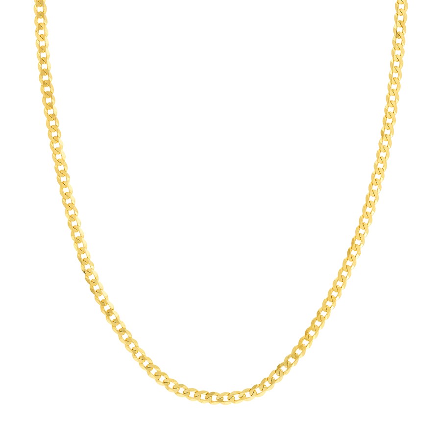 14K Yellow Gold 4.4 mm Cuban Chain w/ Lobster Clasp - 18 in.