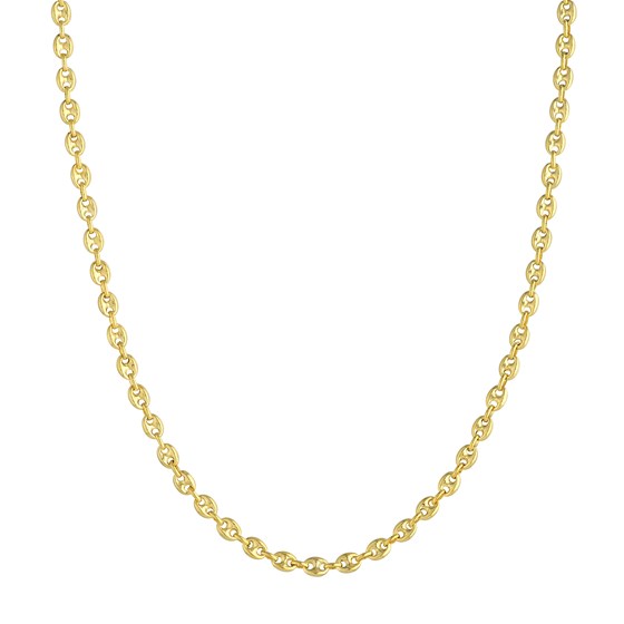 14K Yellow Gold 4.5 mm Puff Mariner Chain - 20 in.