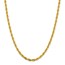 14k Yellow Gold 4.75 mm Semi-Solid Rope Chain - 22 in.