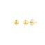 14K Yellow Gold 4 mm Ball Stud Earrings