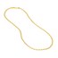 14K Yellow Gold 4 mm Bead Chain w/ Lobster Clasp - 18 in.