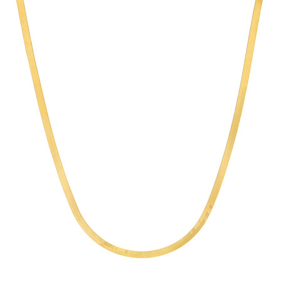 14K Yellow Gold 5.1 mm Herringbone Chain - 24 in.