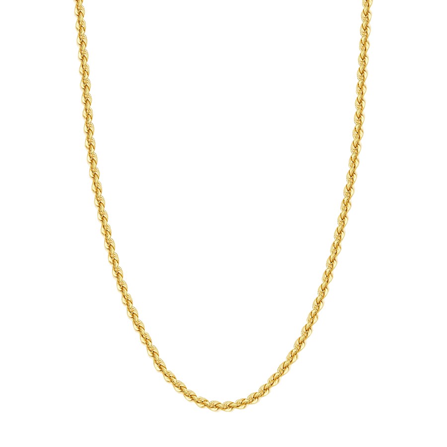 14K Yellow Gold 5.1 mm Rope Chain w/ Lobster Clasp - 18 in.