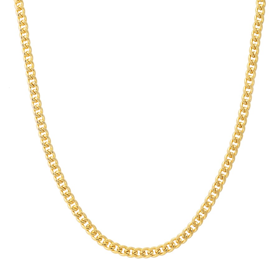 14K Yellow Gold 5.35 mm Curb Chain w/ Lobster Clasp - 20 in.