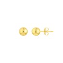 14K Yellow Gold 5 mm Ball Stud Earrings