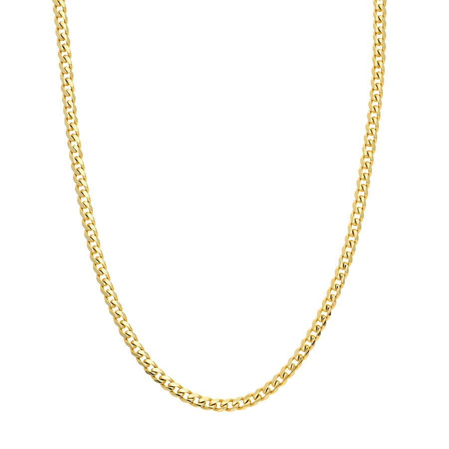 14K Yellow Gold 5 mm Cuban Chain w/ Lobster Clasp - 20 in.