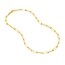 14K Yellow Gold 5 mm Fancy Chain w/ Lobster Clasp - 18 in.