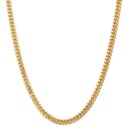 14k Yellow Gold 6.75 mm Semi-Solid Miami Cuban Chain - 28 in.