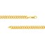 14K Yellow Gold 7.4 mm Curb Chain w/ Lobster Clasp - 22 in.