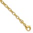 14K Yellow Gold 7.5in 4.5mm Fancy Link Bracelet - 7.5 in.