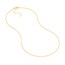 14K Yellow Gold .85mm Diamond cut Wheat Chain - 18 in.