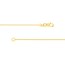 14K Yellow Gold .9mm Cable Chain with Lobster Clasp - 18 in.