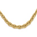 14K Yellow Gold and Graduated Fancy Necklace - 17.5 in.