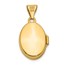 14k Yellow Gold Diamond Locket - 20 mm