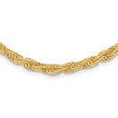 14K Yellow Gold Fancy Bold Link Necklace - 18 in.