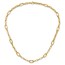 14K Yellow Gold Fancy Cable Link Necklace - 18 in.