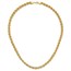 14K Yellow Gold Fancy D/C Link Necklace - 18 in.