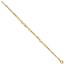 14K Yellow Gold Fancy Link with .5in ext. Bracelet - 7 in.