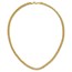 14K Yellow Gold Fancy Triple Link Necklace - 18 in.