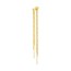 14K Yellow Gold Front To Back 4 mm Ball w/Mi x Chain Tassel