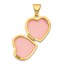 14k Yellow Gold Heart 13 mm Locket Pendant