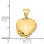 14k Yellow Gold Heart 13 mm Locket Pendant