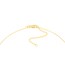 14K Yellow Gold Heartbeat Cable Chain - Adjustable 16"-18"