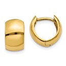 14k Yellow Gold Hinged Hoop Earrings