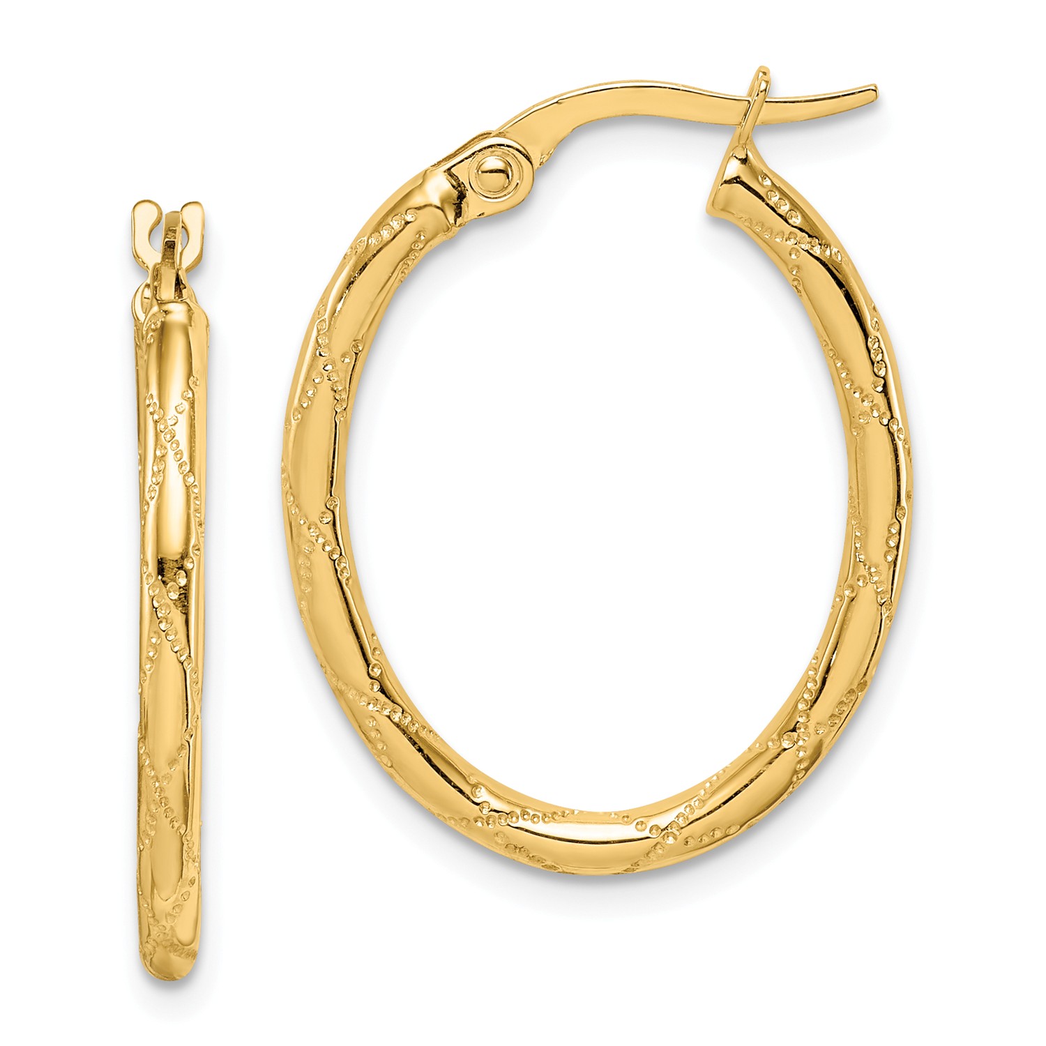 Buy 14k Yellow Gold Hoop Earrings 25 Mm APMEX   14k Yellow Gold Hoop Earrings 25 Mm 184619 1 