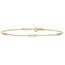 14K Yellow Gold Infinity Symbol Anklet - 9.75 in.