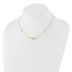 14K Yellow Gold Knotted Pendant Beads Necklace - 16 in.