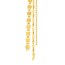 14K Yellow Gold Multi Chain Dangle Threader Earring