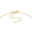 14K Yellow Gold Six Mini Star Station Adjustable Anklet - 10 in.